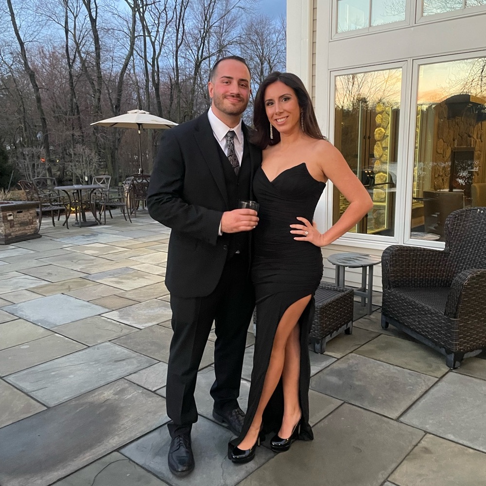 Baby boo black corset gown